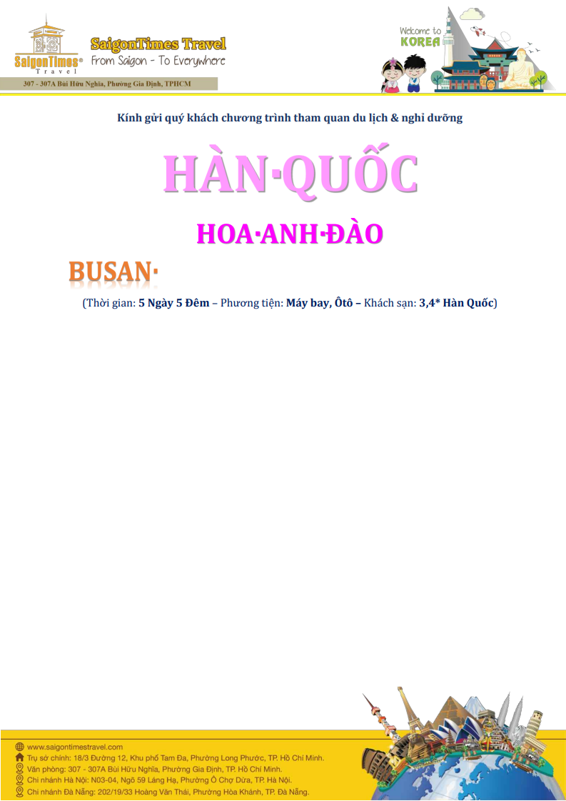 HAD - BUSAN - GYEONGJU - DAEGU - SEOUL