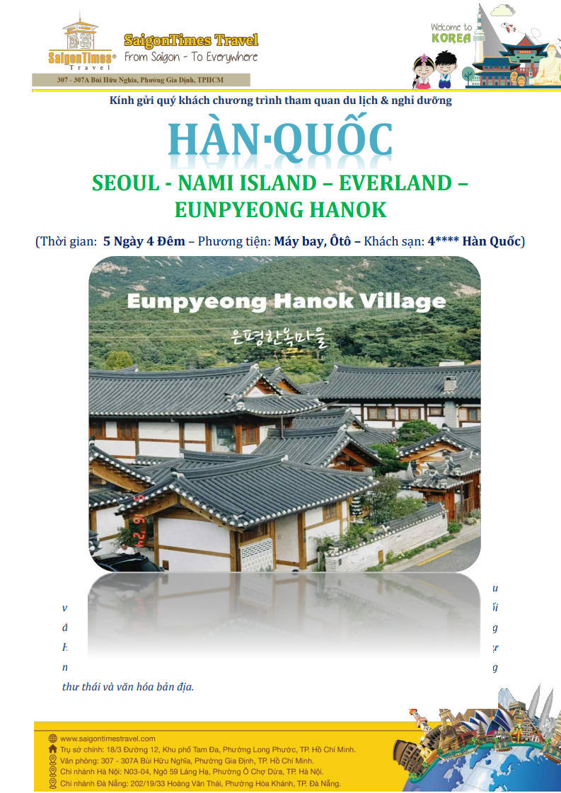 SAU HOA - EVERLAND - EUNPYEONG HANOK